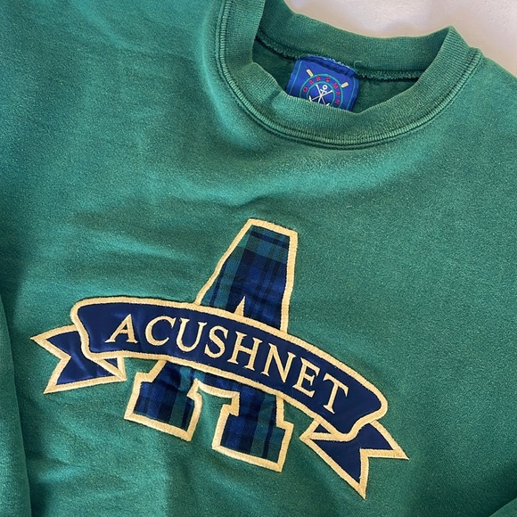 Vintage Oars Man 913 Acushnet Sweatshirt Large - Picture 3 of 4